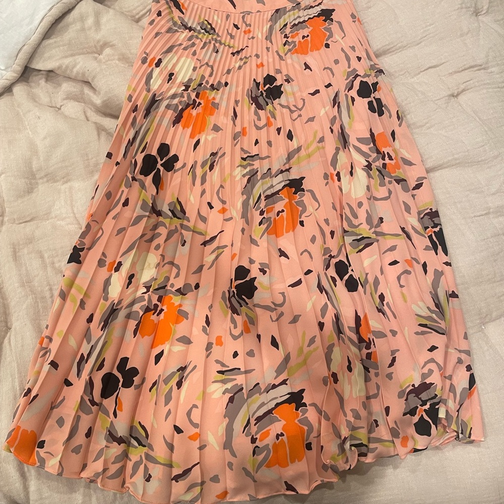 Reis’s Patterned Pleated Skirt